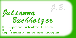 julianna buchholzer business card